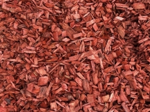 Red Dyed Wood Chips